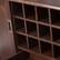 Alt View 18. Simpli Home - Draper Mid Century Sideboard Buffet and Wine Rack - Medium Auburn Brown.