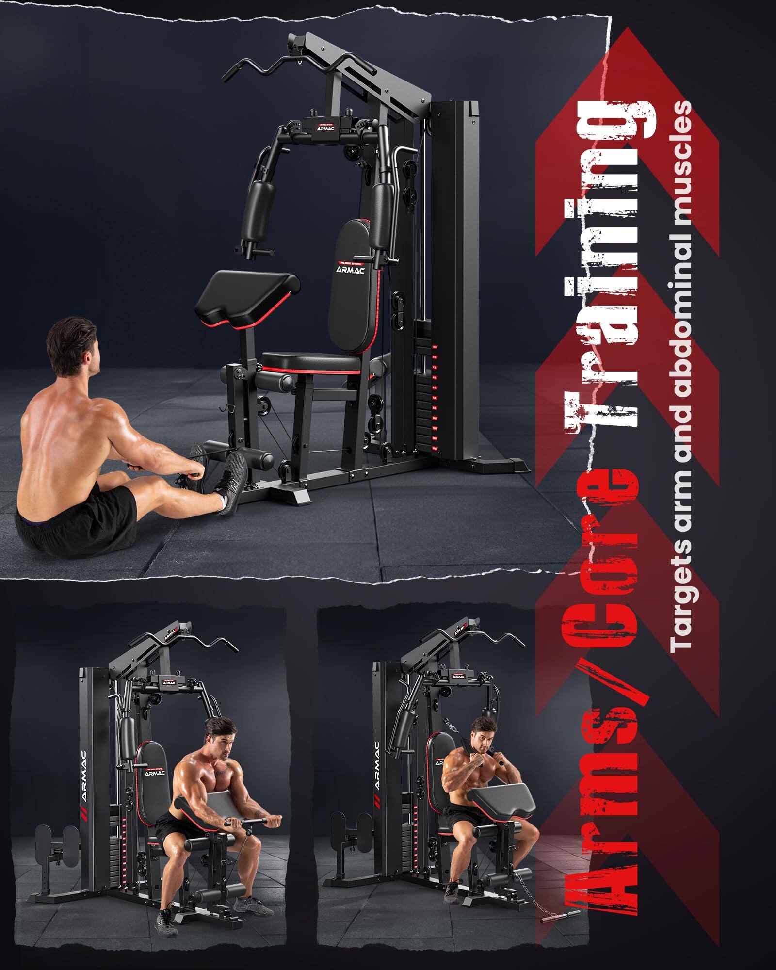ARMAC

- ARMAC ARMAC
- Training
- muscles abdominal and arm Targets