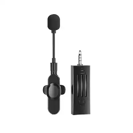Front. Cluzine - Wireless Lavalier Microphone, Gooseneck, 2.4G+Bluetooth, 3.5mm Jack for Speaker,Live Stream.