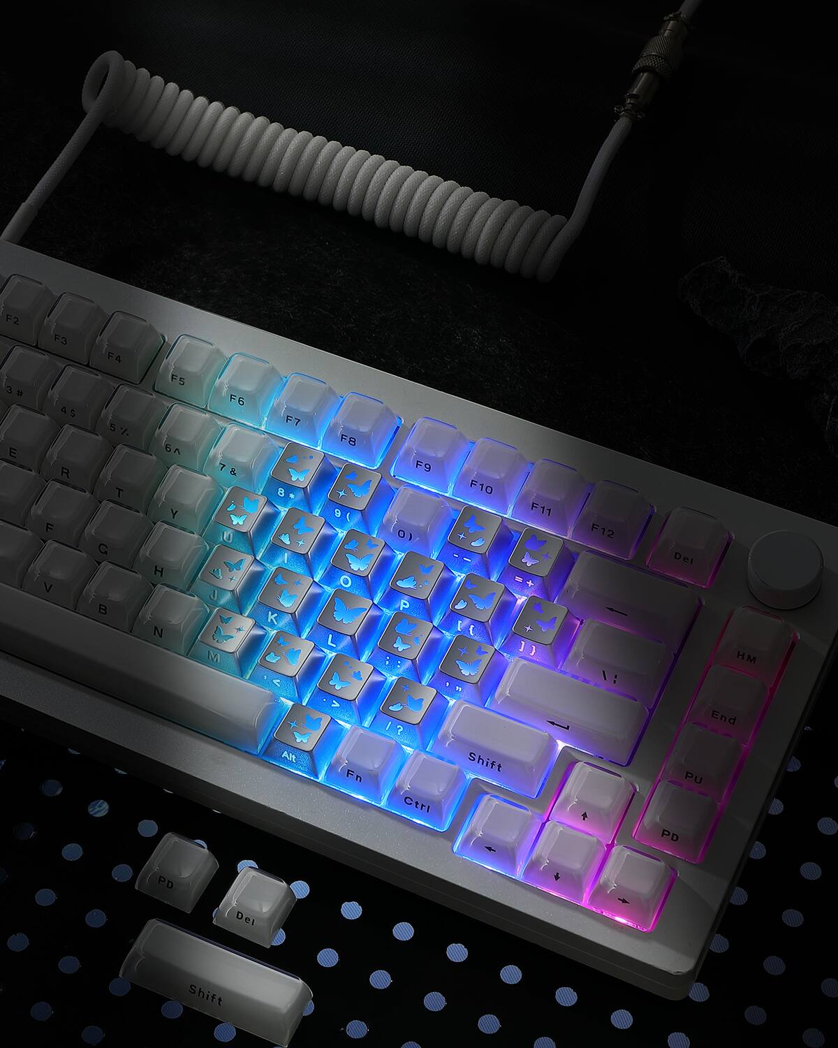 F2 3 E F3 4 5 R F4 5% T F5 6A Y H F6 7& U J F7 K F8 9 O F9 0 P F10 E F11 + F12 \: Del HM Alt Fn Ctrl Shift End PU PD Del Shift