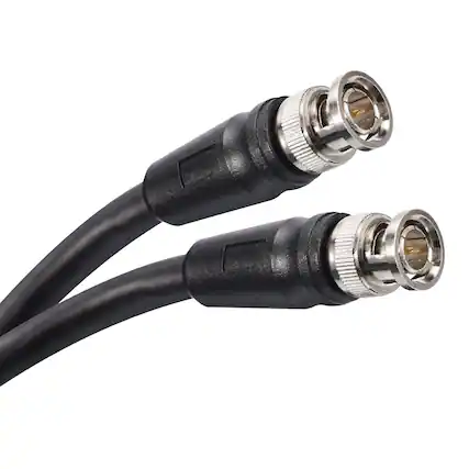 Front. Unique Bargains - 3G-SDI Cable, HD-SDI Video Cable 75 Ohm RG6 BNC 18AWG Supports HD-SDI/3G-SDI for CCTV Camera Surveillance - Black.