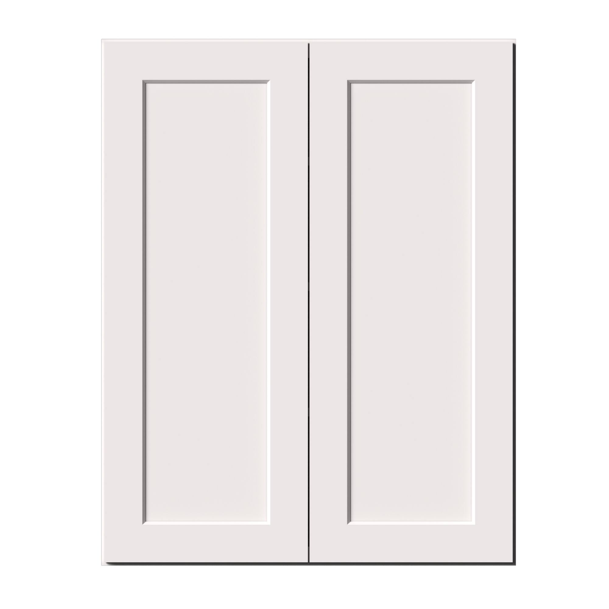 Alt View 1. Boyel Living - 33-in W x 42-in H x 12-in D Shaker RTA Kitchen Wall Cabinet with Soft-Close - White Shaker.
