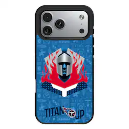 Keyscaper - NFL - Tennessee Titans Bump Case with 8.2ft Drop Protection - 15 - Black