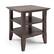 Front. Simpli Home - Acadian SOLID WOOD 19 inch Wide Square Transitional End Table in Warm Walnut Brown - Warm Walnut Brown.