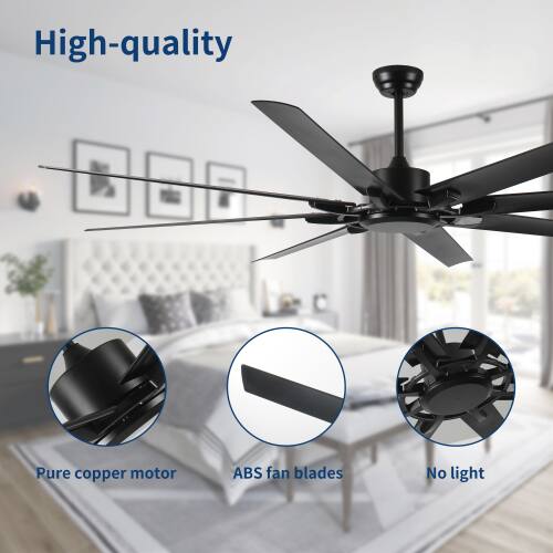 High-quality Pure copper motor ABS fan blades No light