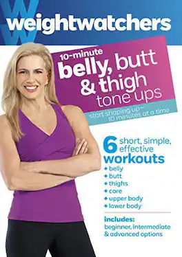Weight Watchers: 10-Minute Belly & Butt & Thighs - DVD