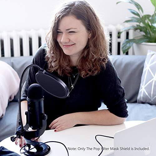 Note: Only The Pop Filter Mask Shield is Included.