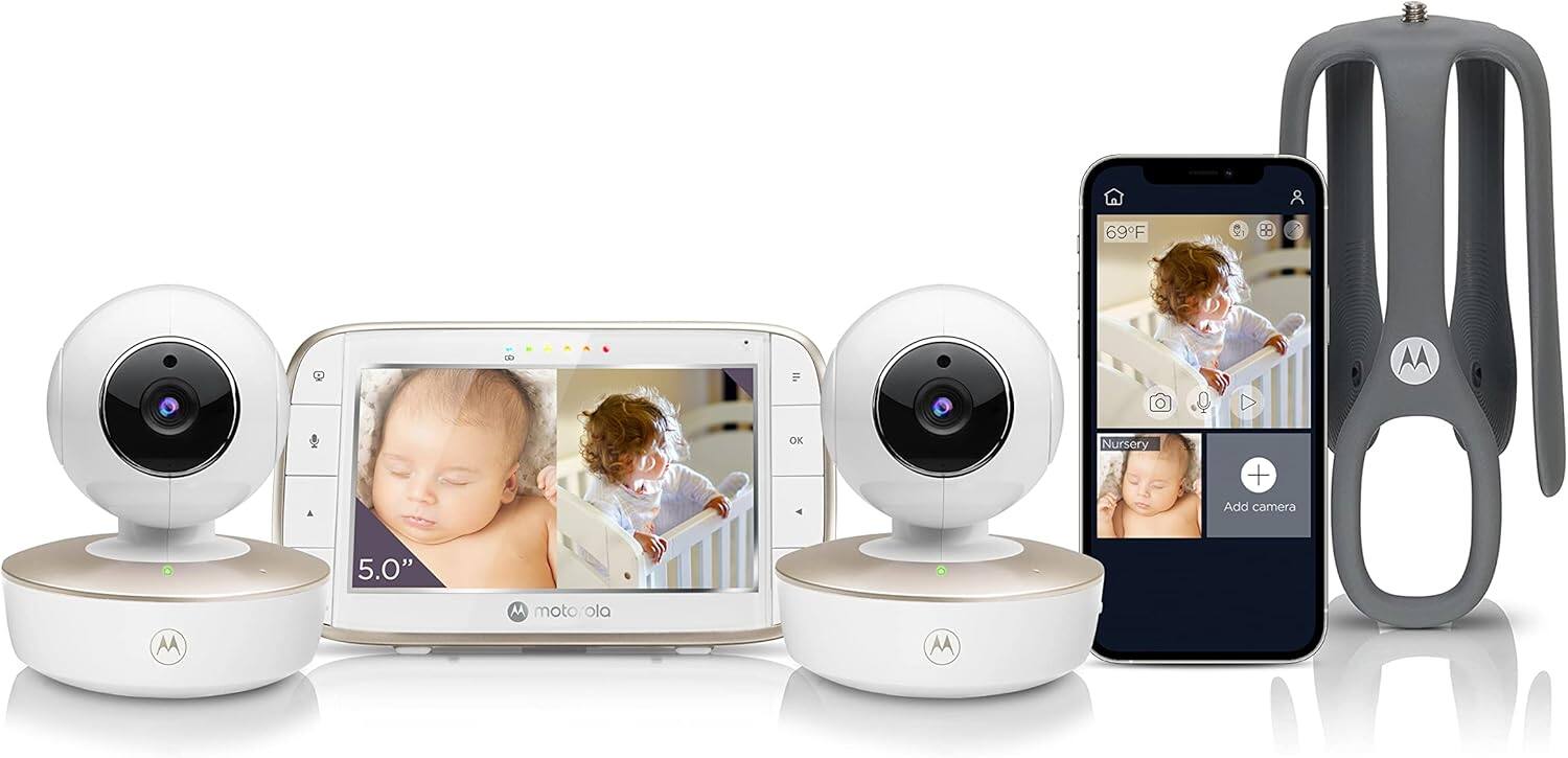 8 69F tis IL AA Nursery + Add camera 5.0" M AA moto ola M

69°F

Nursery

Add camera