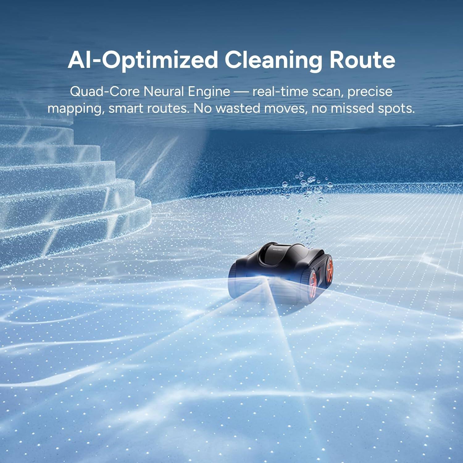 AI-Optimized Cleaning Route

Quad-Core Neural Engine - real-time scan, precise mapping, smart routes. No wasted moves, no missed spots.