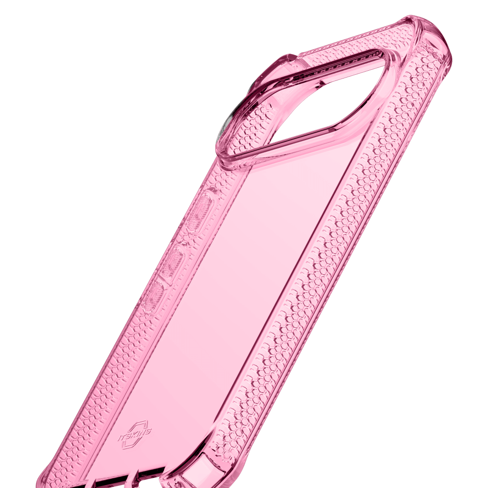 Alt View 5. Itskins - SPECTRUM R // CLEAR Case for Google Pixel 10 / 10 Pro - Light Pink.