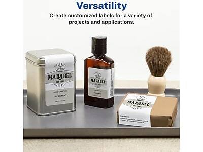 Versatility  
Create customized labels for a variety of projects and applications.