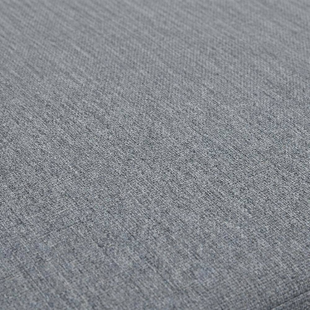 Alt View 1. Outdoor Escape - Aluminum Outdoor Patio Ottoman With Cushioned Top And Stylish Design - White.