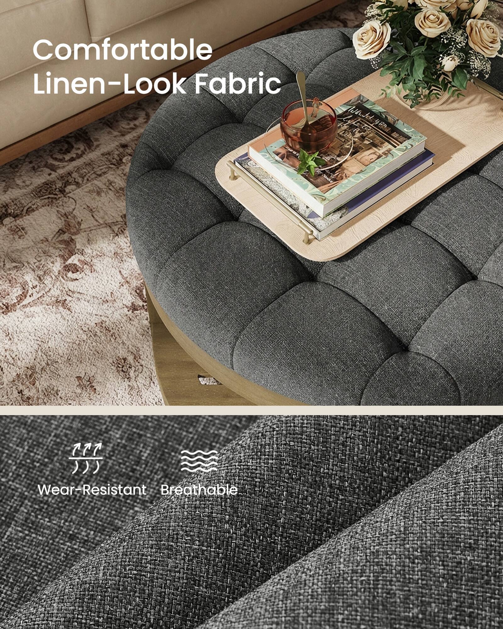 Comfortable Linen-Look Fabric

Wear-Resistant Breathable