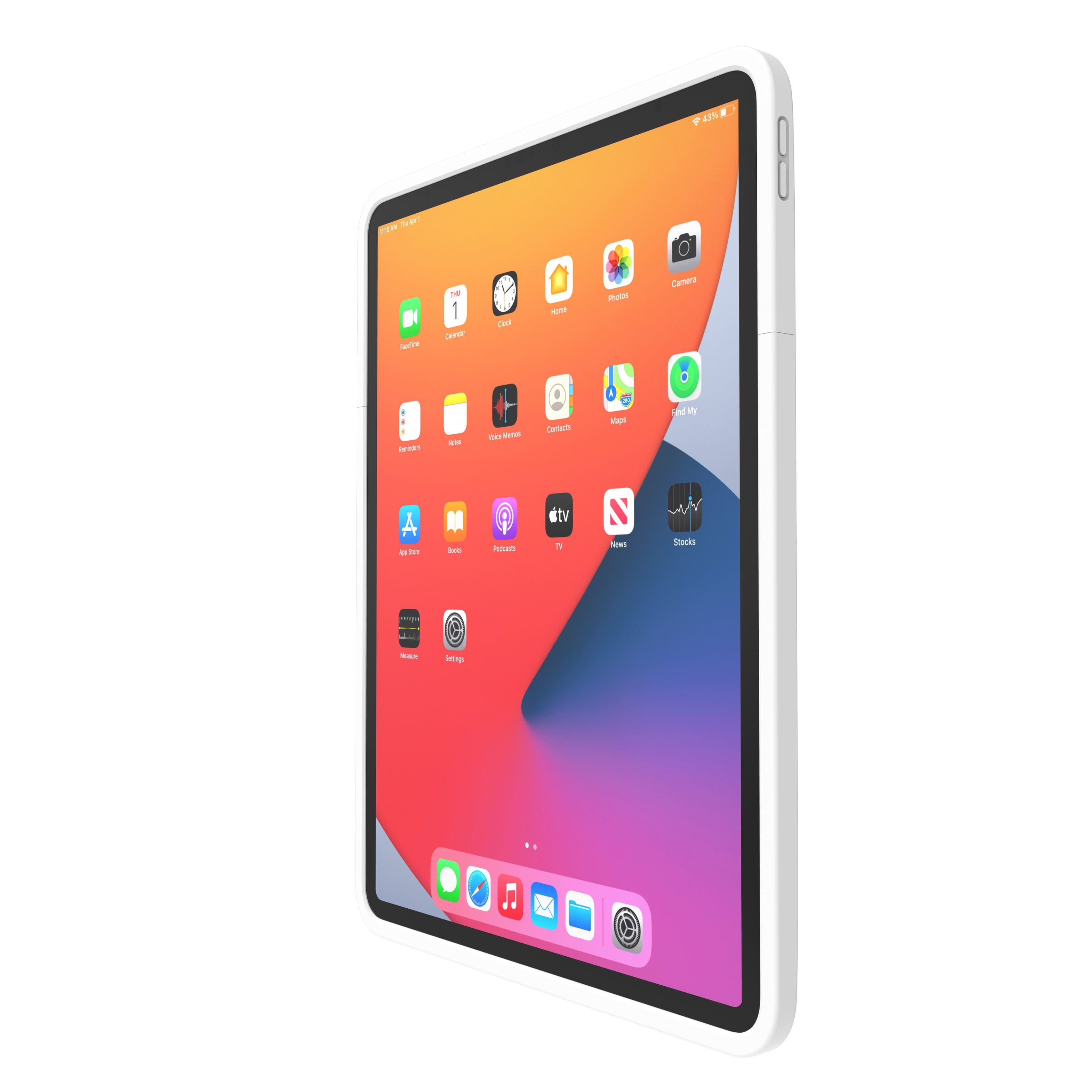 iPort - CONNECT PRO - CASE FOR APPLE IPAD 12.9" (6th Gen) (Each) - White - Front_Zoom