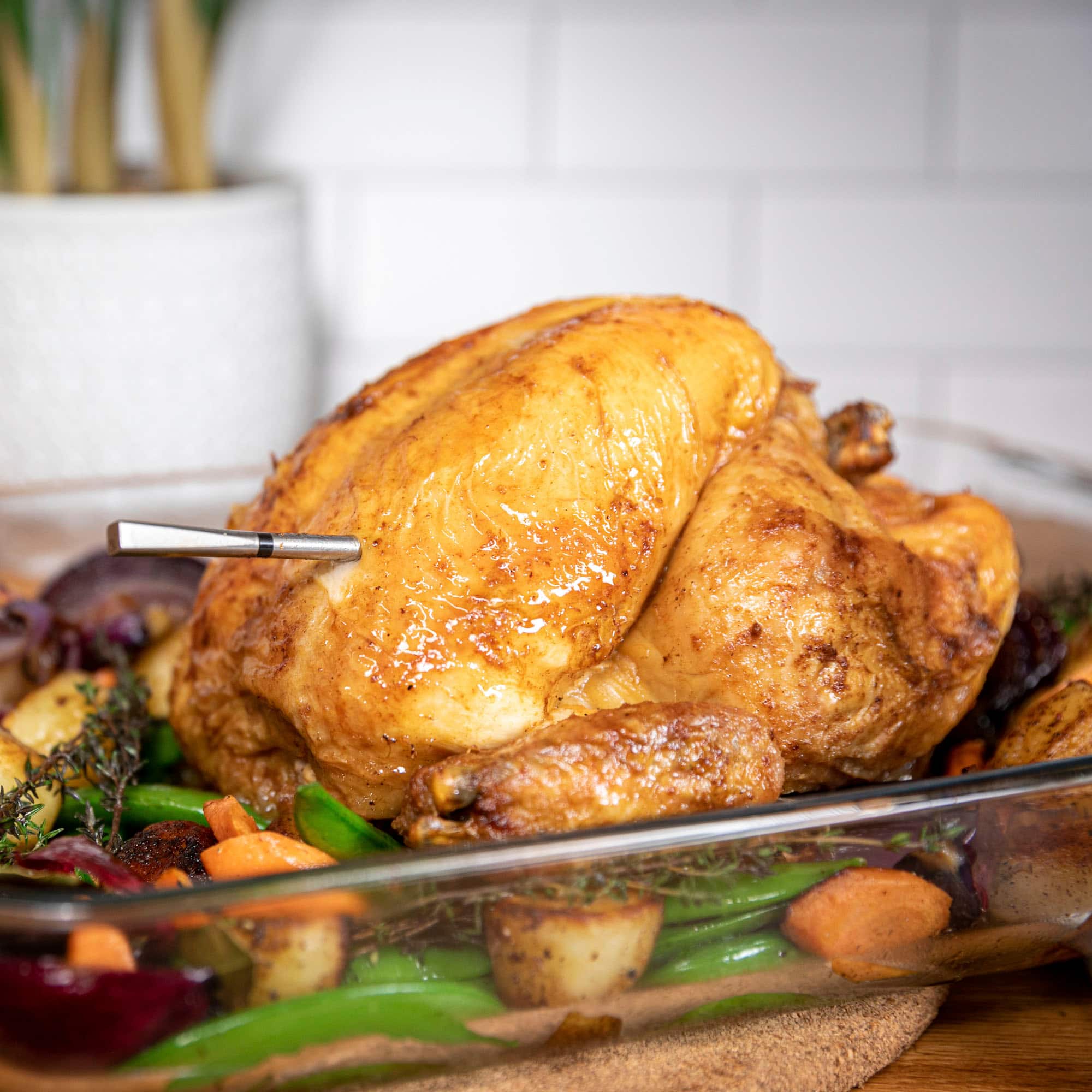 Alt View 5. Traeger Grills - MEATER Pro Wireless Meat Thermometer - Bamboo.