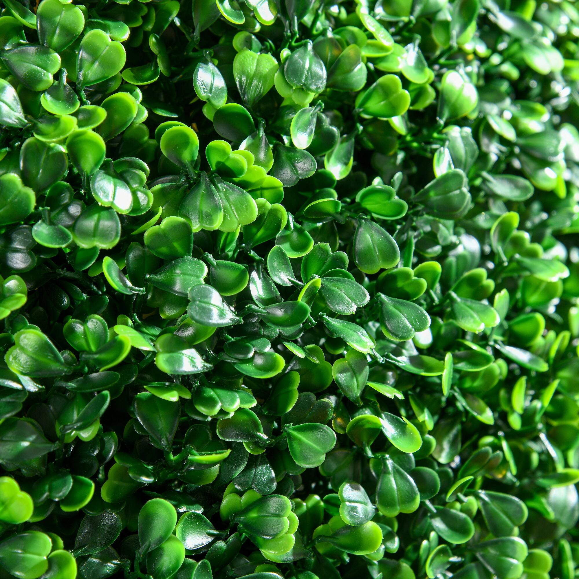 Alt View 7. Homcom - Artificial Boxwood Topiary Ball Set of 2 19.7 Inch Faux Plant, UV-Protected Anti-Fading Fake Plants - Green.