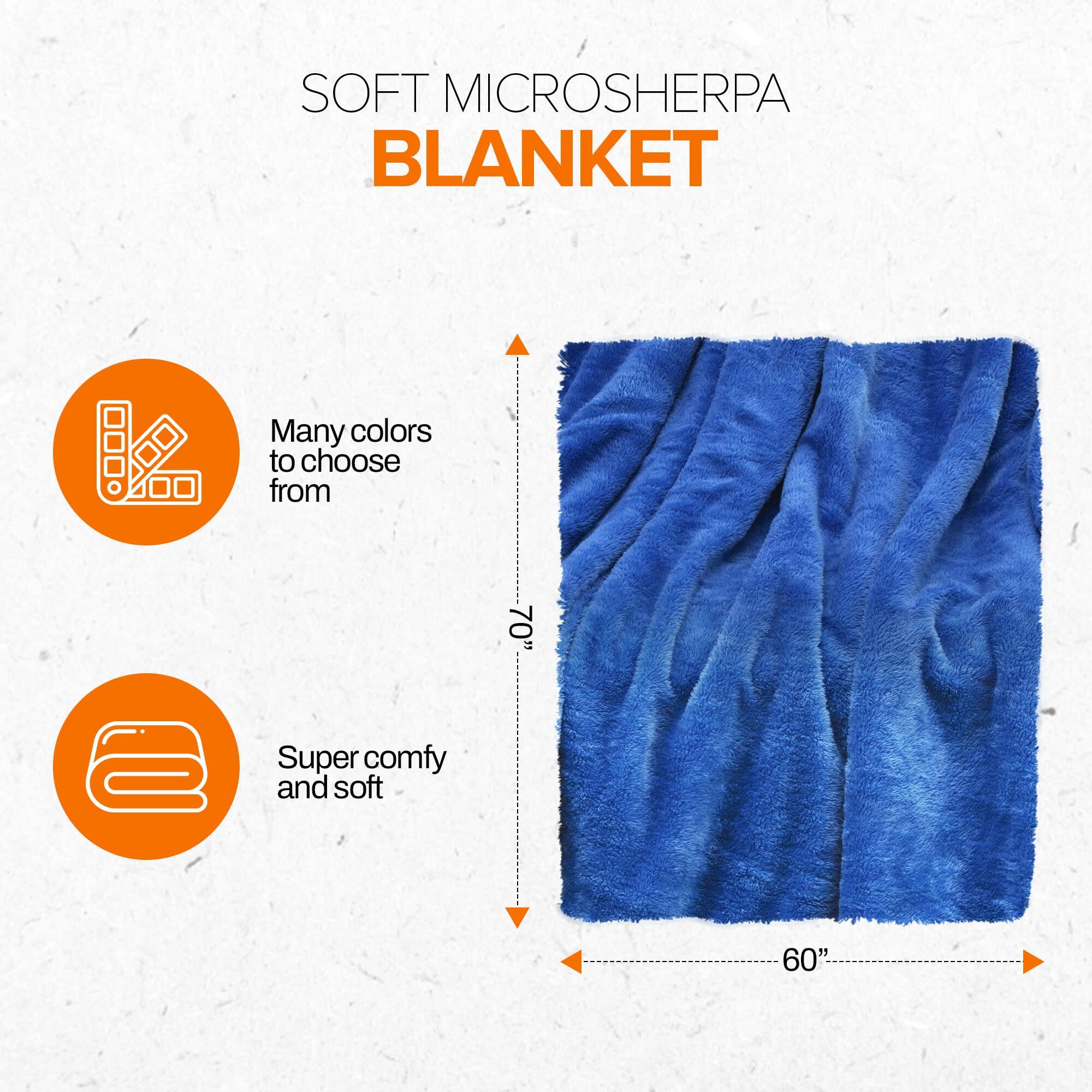 SOFT MICROSHERPA BLANKET

Many colors to choose from

Super comfy and soft

70" x 60"