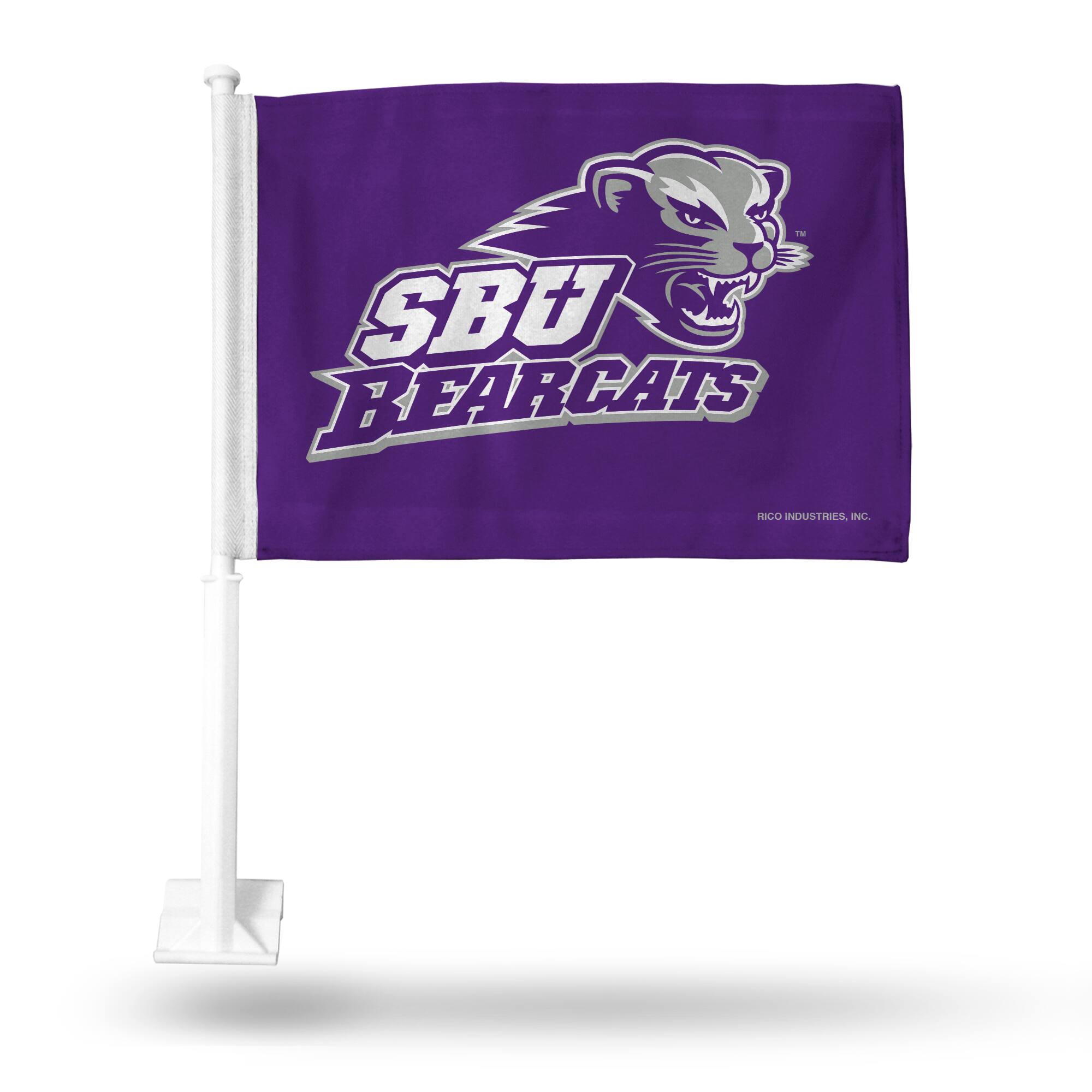 Rico Industries - Southwest Baptist Bearcats 14x19 Double Sided Window Mount Car Flag - Multi