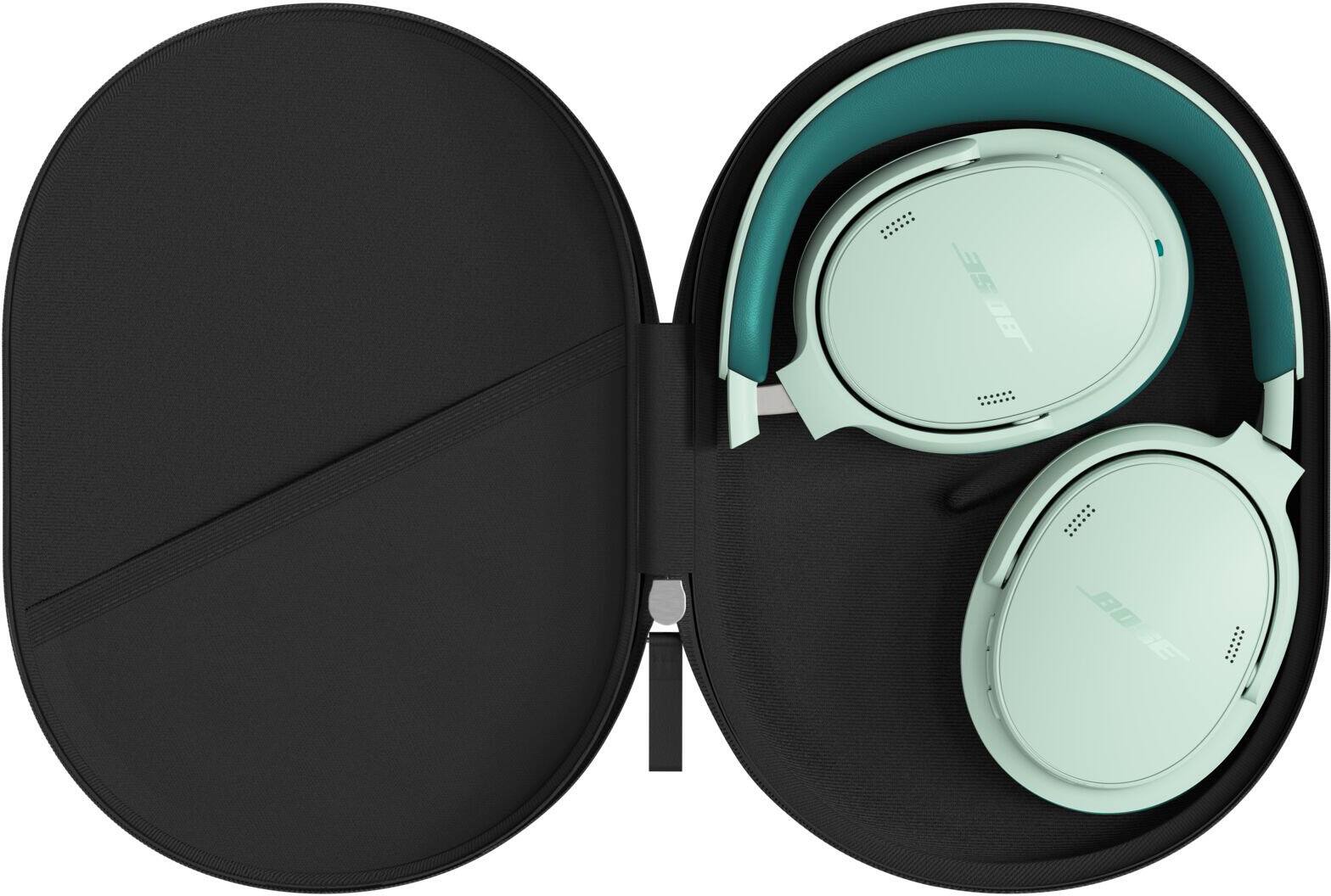 Alt View 7. Bose - Bose QuietComfort Headphones (2nd Gen) - Wireless, Over Ear, Active Noise Cancelling, Immersive Audio, USB-C Charging - Dewdrop Mint.