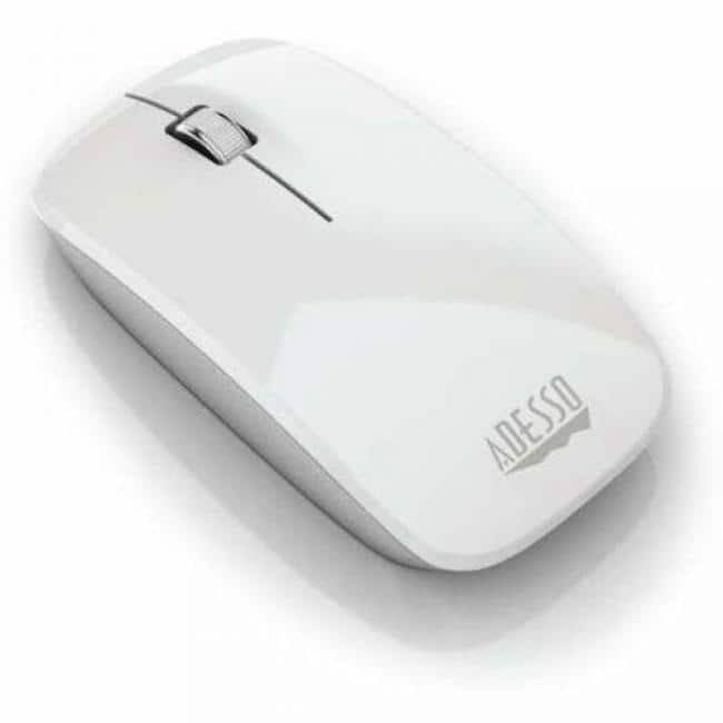 Adesso - iMouse M300W Bluetooth Optical Mouse - Optical - Wireless - Bluetooth - USB - 1000 dpi - Scroll - Wireless - Glossy White