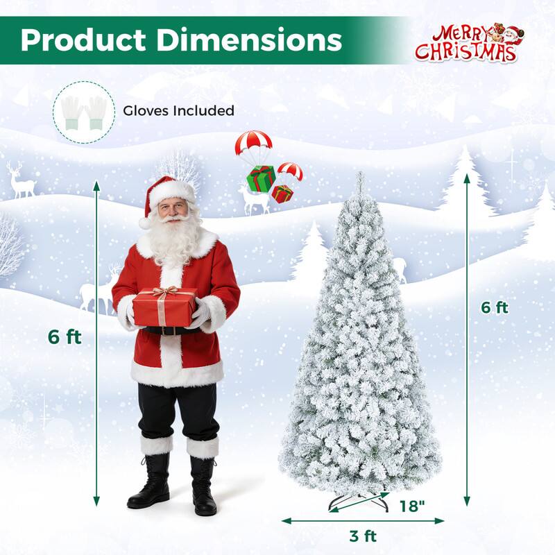 Product Dimensions  
MERRY CHRISTMAS  
Gloves Included  
6 ft  
6 ft  
18"  
3 ft