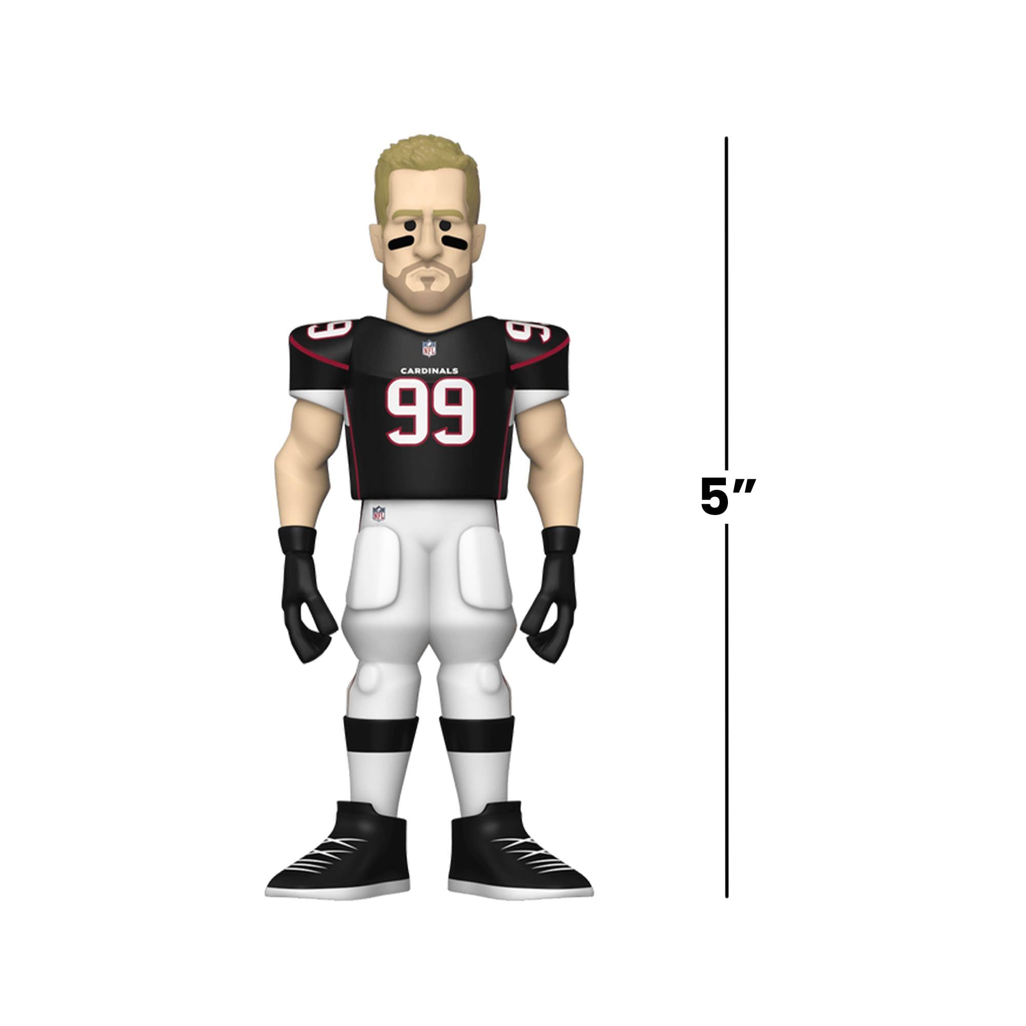 Alt View 3. Funko - Arizona Cardinals NFL Funko Gold 5 Inch Vinyl Figure | JJ Watt CHASE - Black.