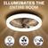 ILLUMINATES THE ENTIRE ROOM
LIGHT MODE ONLY
FAN MODE ONLY
COMBO MODE