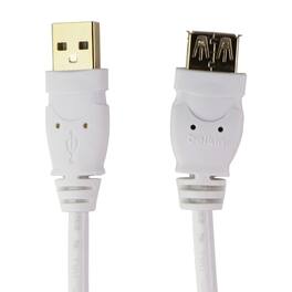 Belkin - 6-Foot USB Type-A Male to Type-A Female Extension Cable USB 1.0 - 6.0 ft - White