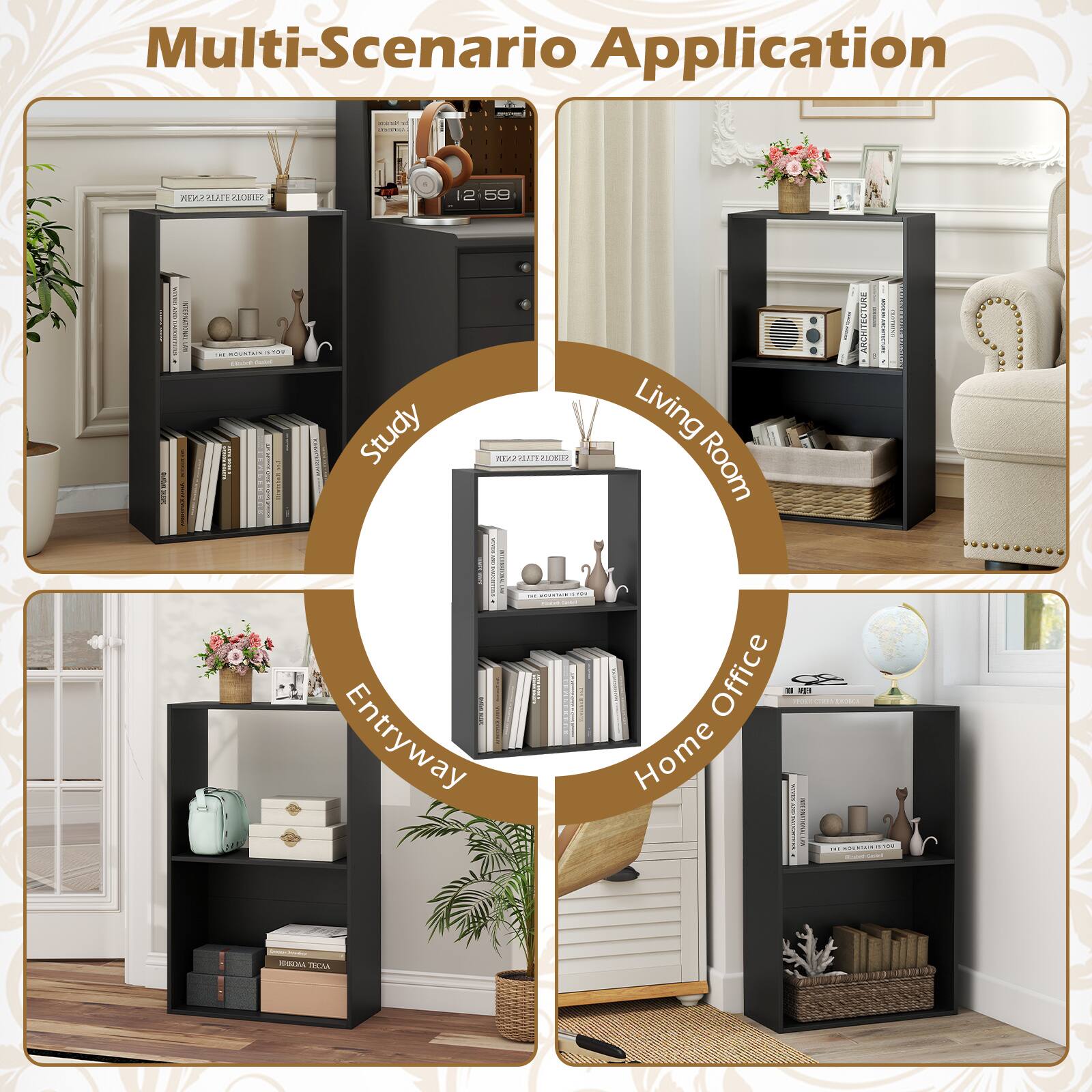 Multi-Scenario Application

- Study
- Living Room
- Entryway
- Home Office
