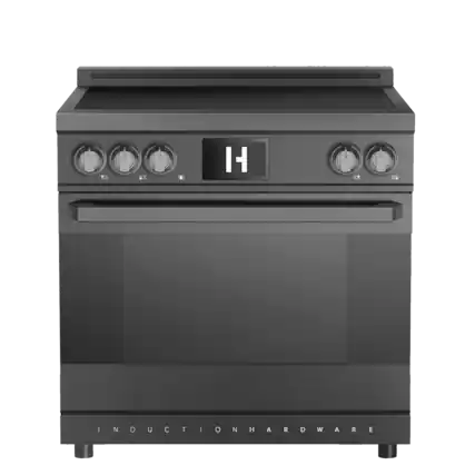 The corrected text from the image is:
"H
INDUCTION HARDWARE"