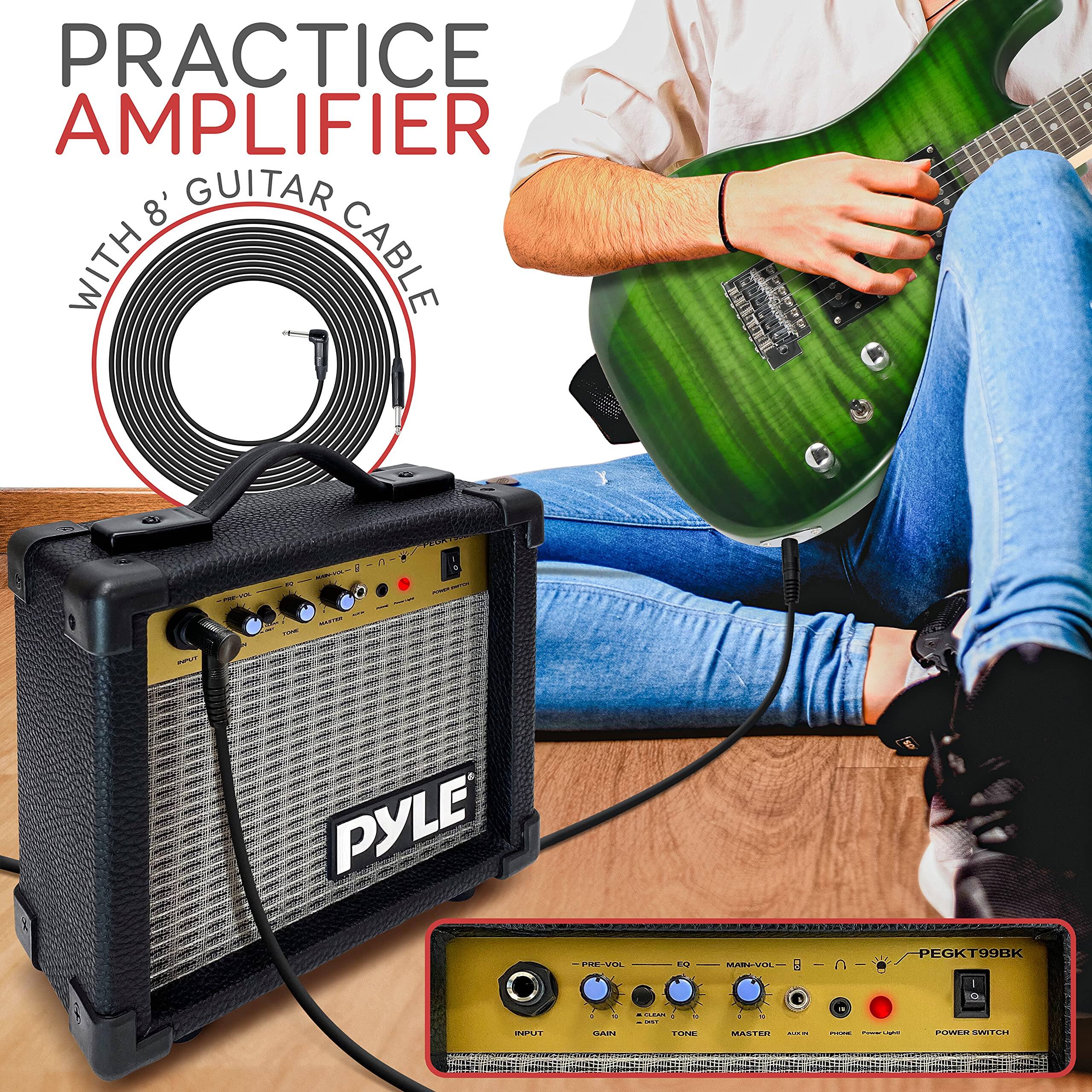PRACTICE AMPLIFIER WITH 8' GUITAR CABLE

PYLE PREVIR EN MARA-VER 1 n PEGKT99BK

FONE MORTE: PUWER EiN