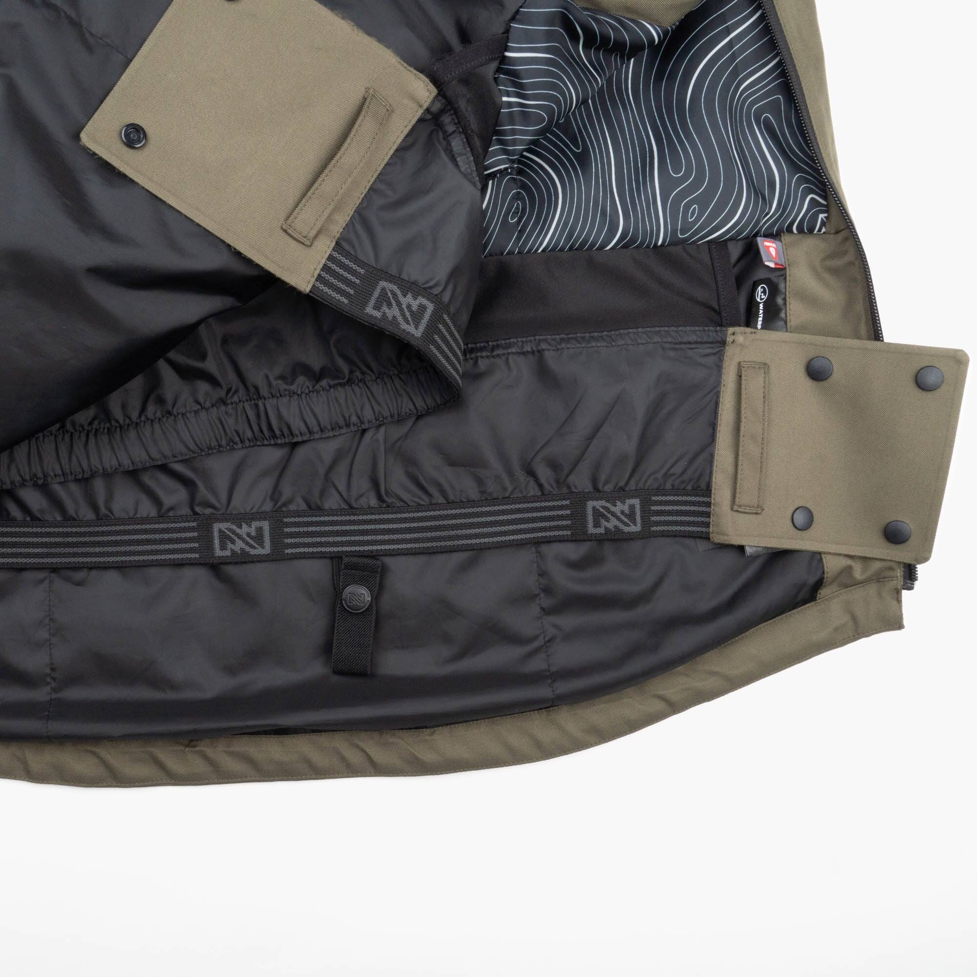 Alt View 9. Mobile Warming - Men's Denali Anorak Heated 1/4 Zip Hoodie - Olive.