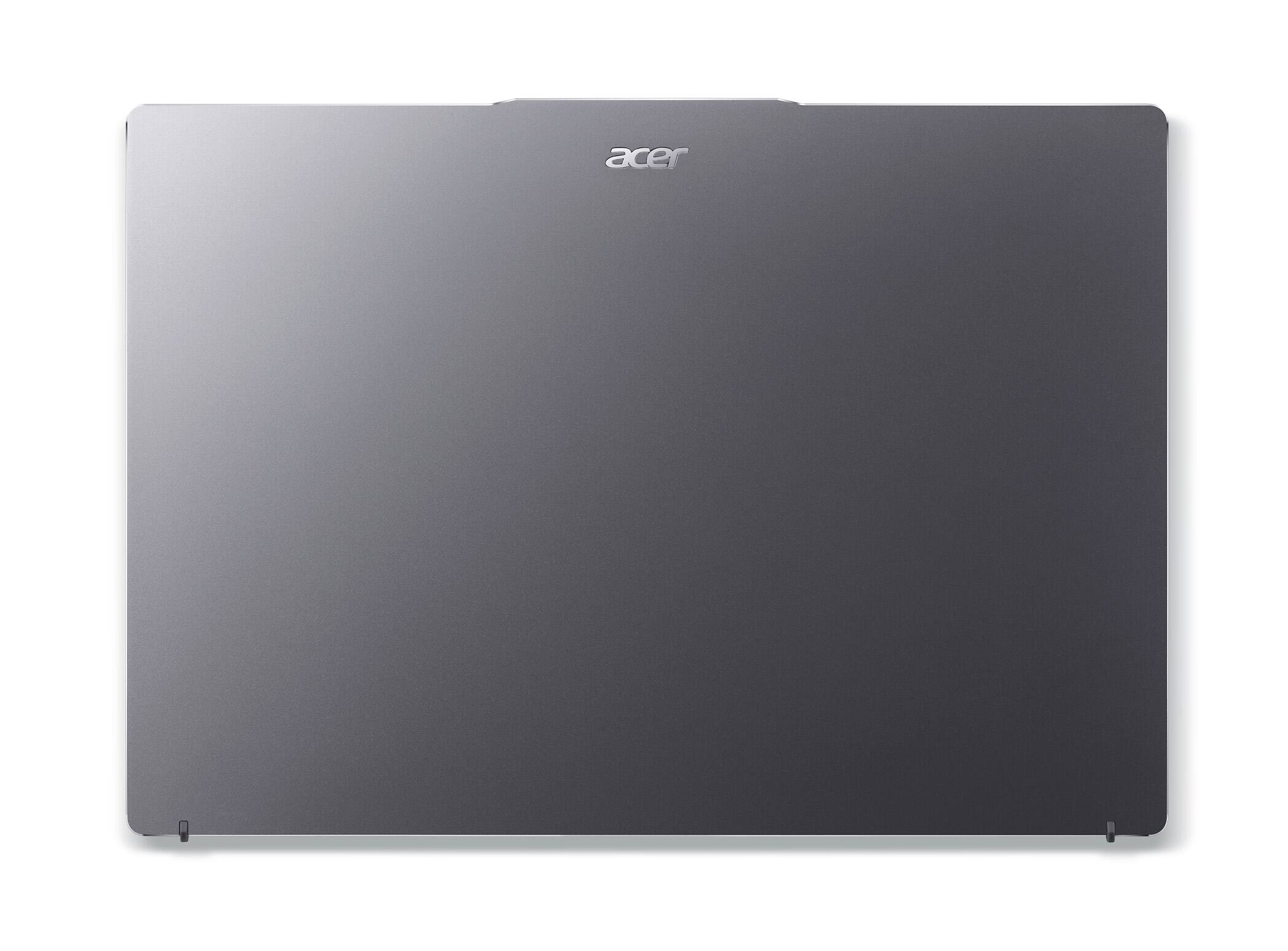 Alt View 14. Acer - Swift Go 14 AI Ready Laptop – 14" WUXGA Touch – AMD Ryzen 7 8845HS – 16GB Memory – 1TB SSD - Steel Gray.
