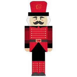 Fan Creations - Calgary Flames 31'' Nutcracker Leaner - Multicolor
