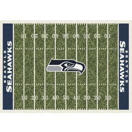 Imperial - Seattle Seahawks 5'4'' x 7'8'' Home Field Rug - Green