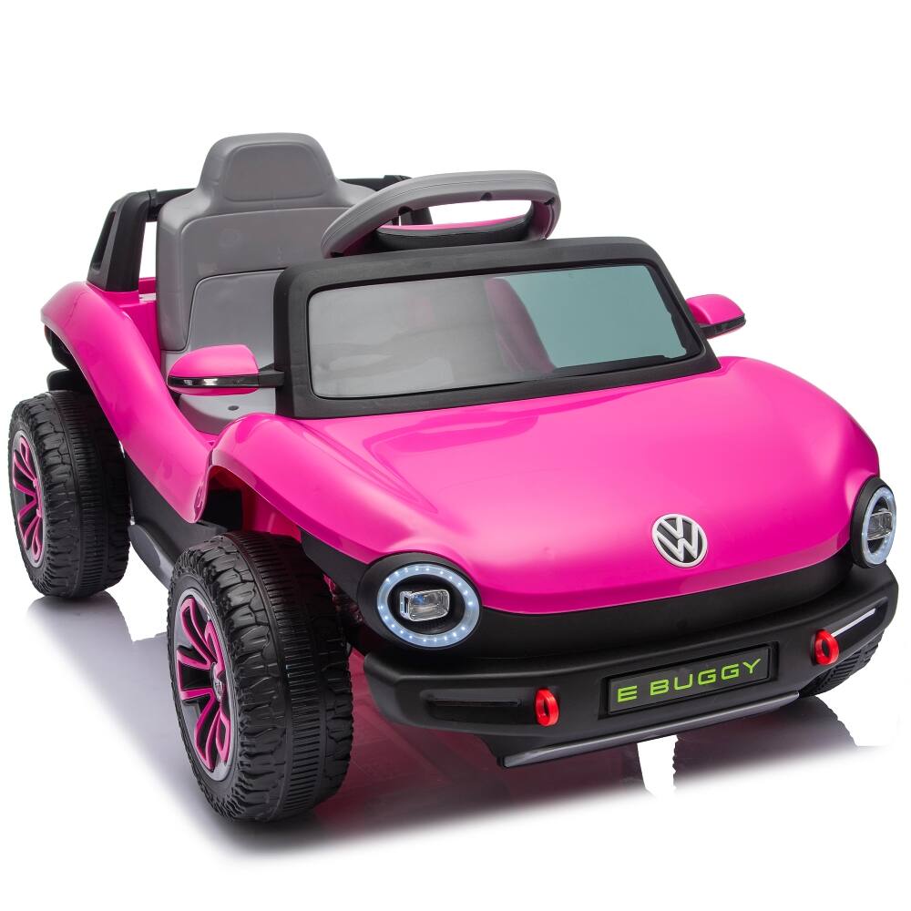 Alt View 7. Ropilly - Ropilly 12V Licensed Volkswagen Beetle Pink Kids Ride On Car with Remote Control.