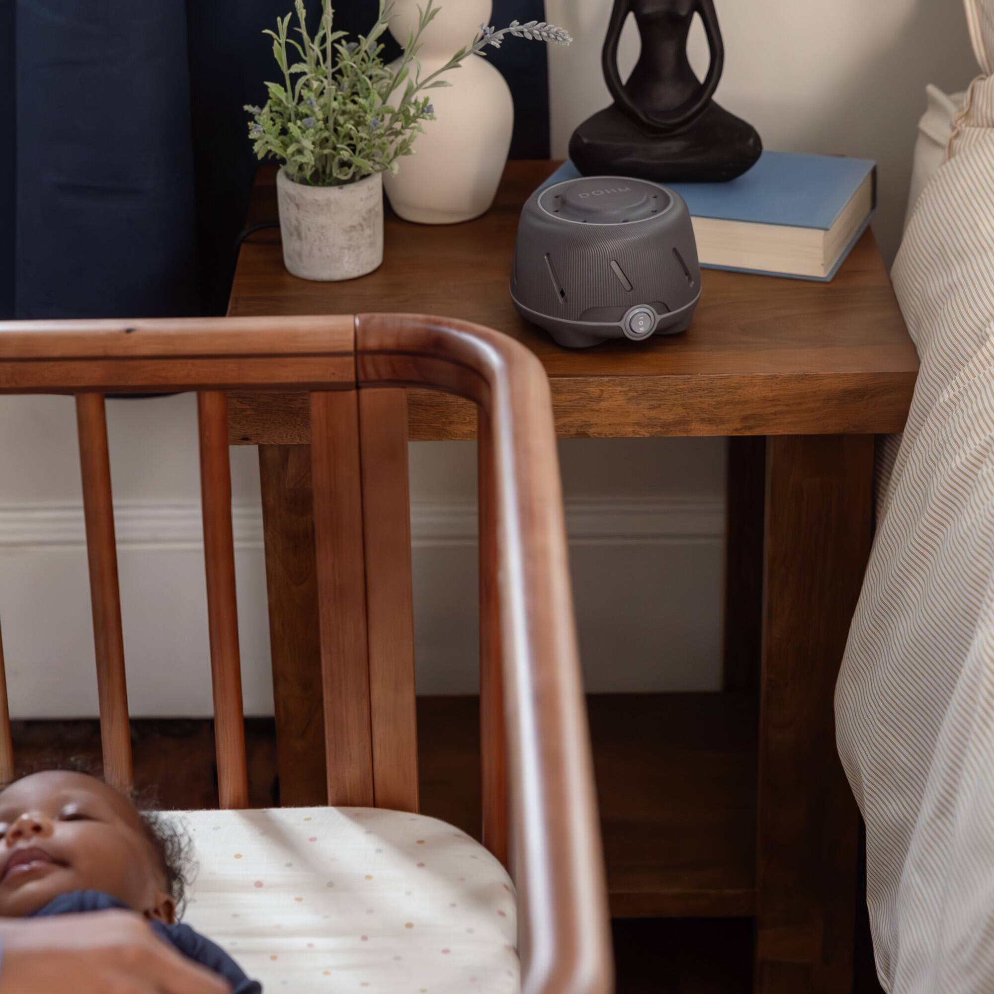 Left. Yogasleep - Dohm Sound Machine - Charc - Charcoal.