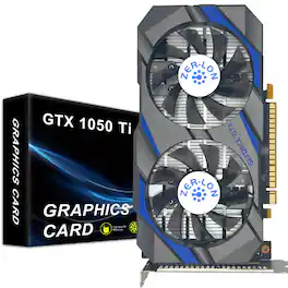 Dazzling Pops - GeForce GTX 1050 Ti Gaming Graphics Card GDDR5 DP HDMI DVI Output GPU PCI Express 3.0 Support Up to 4K