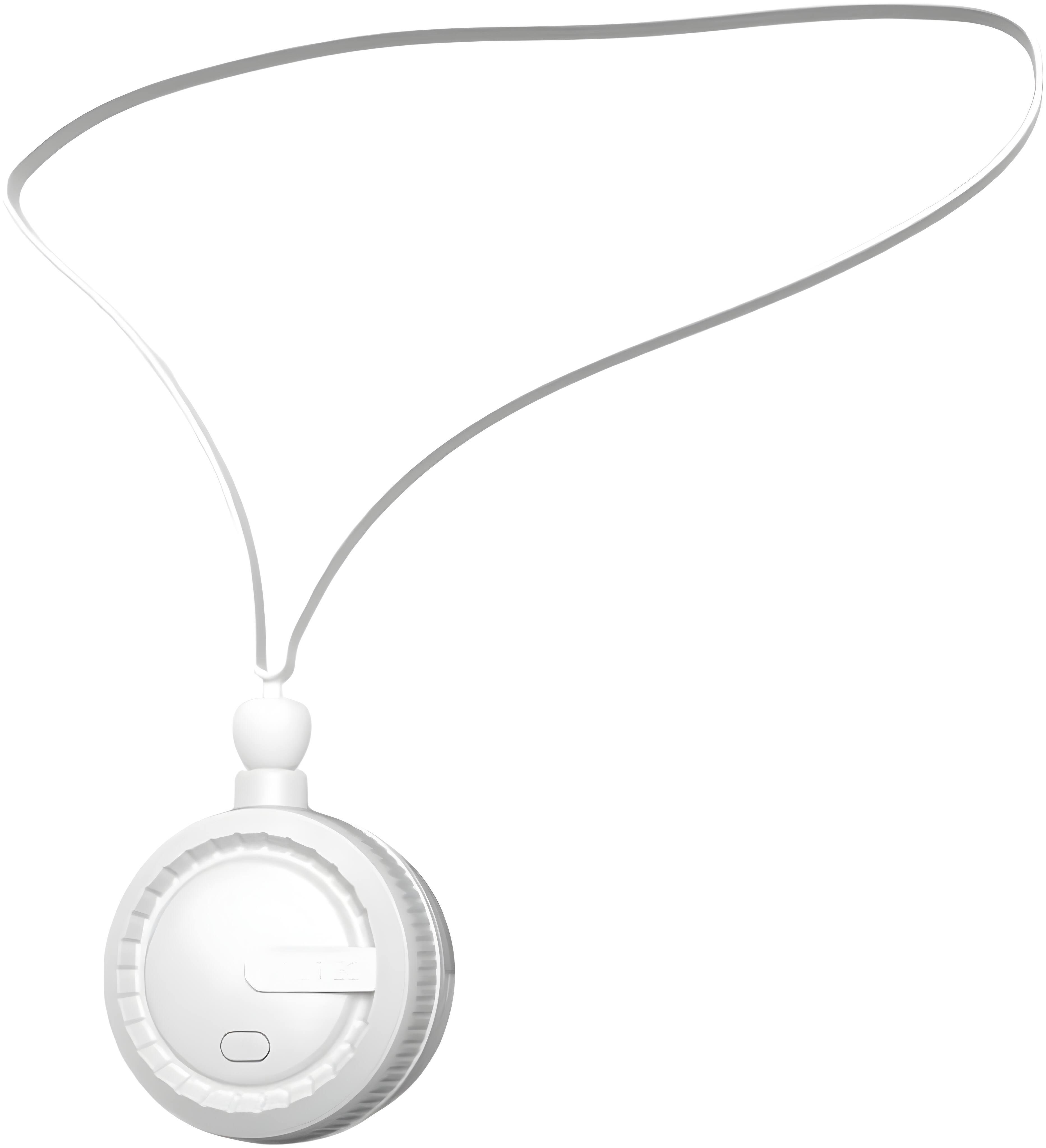 Front. Cluzine - Hands-Free Neck Fan, Turbo Blades, 360° Airflow, Rechargeable for Outdoor & Travel.