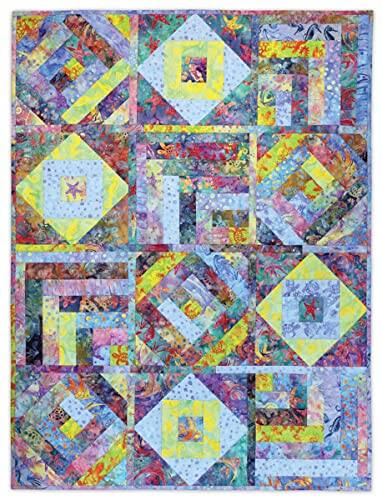 Back. AccuQuilt - June Tailor Go Mix & Match 12-Block Quilt Kit, Multi.