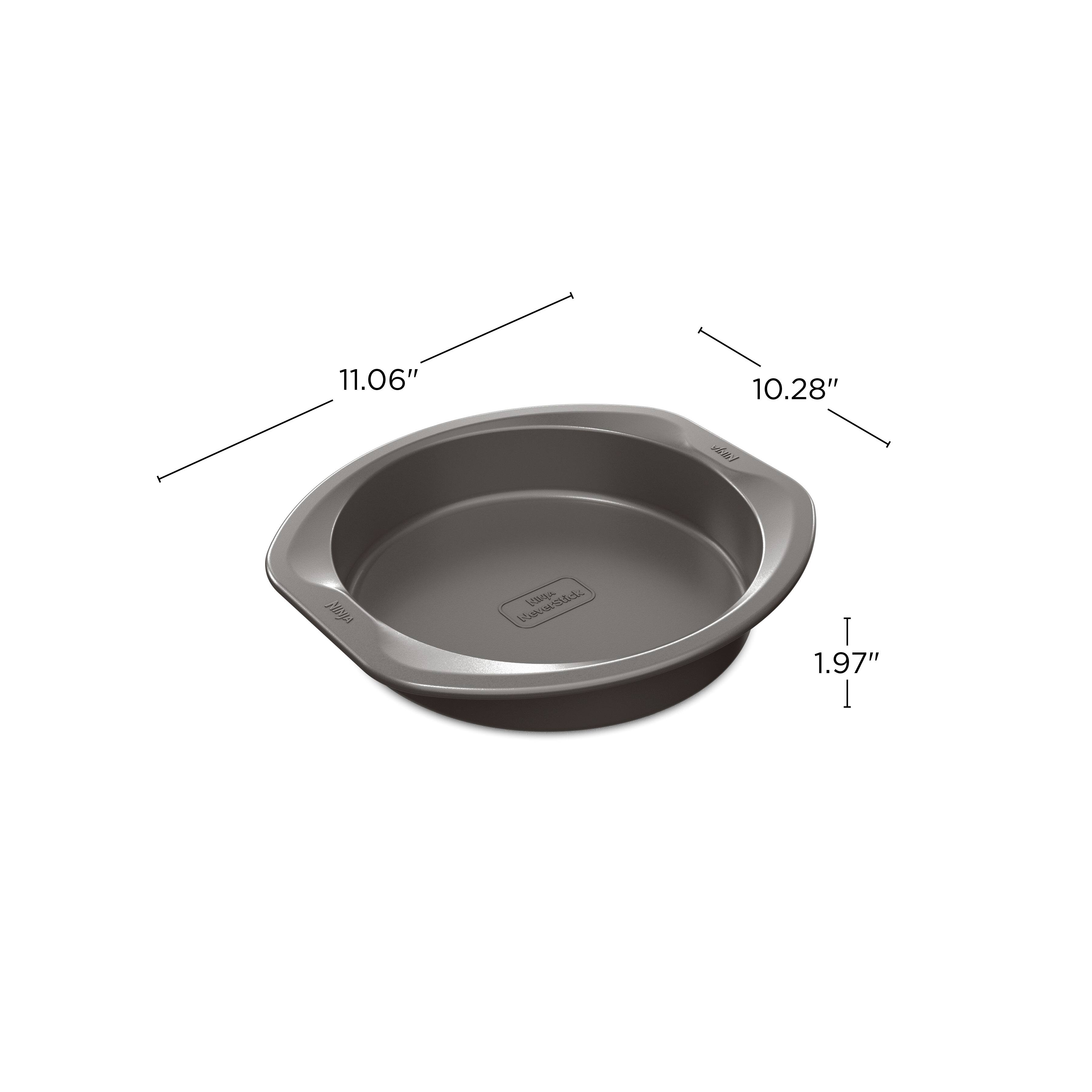 Alt View 14. Ninja - Foodi NeverStick Premium 9” Round Cake Pan - Gray.