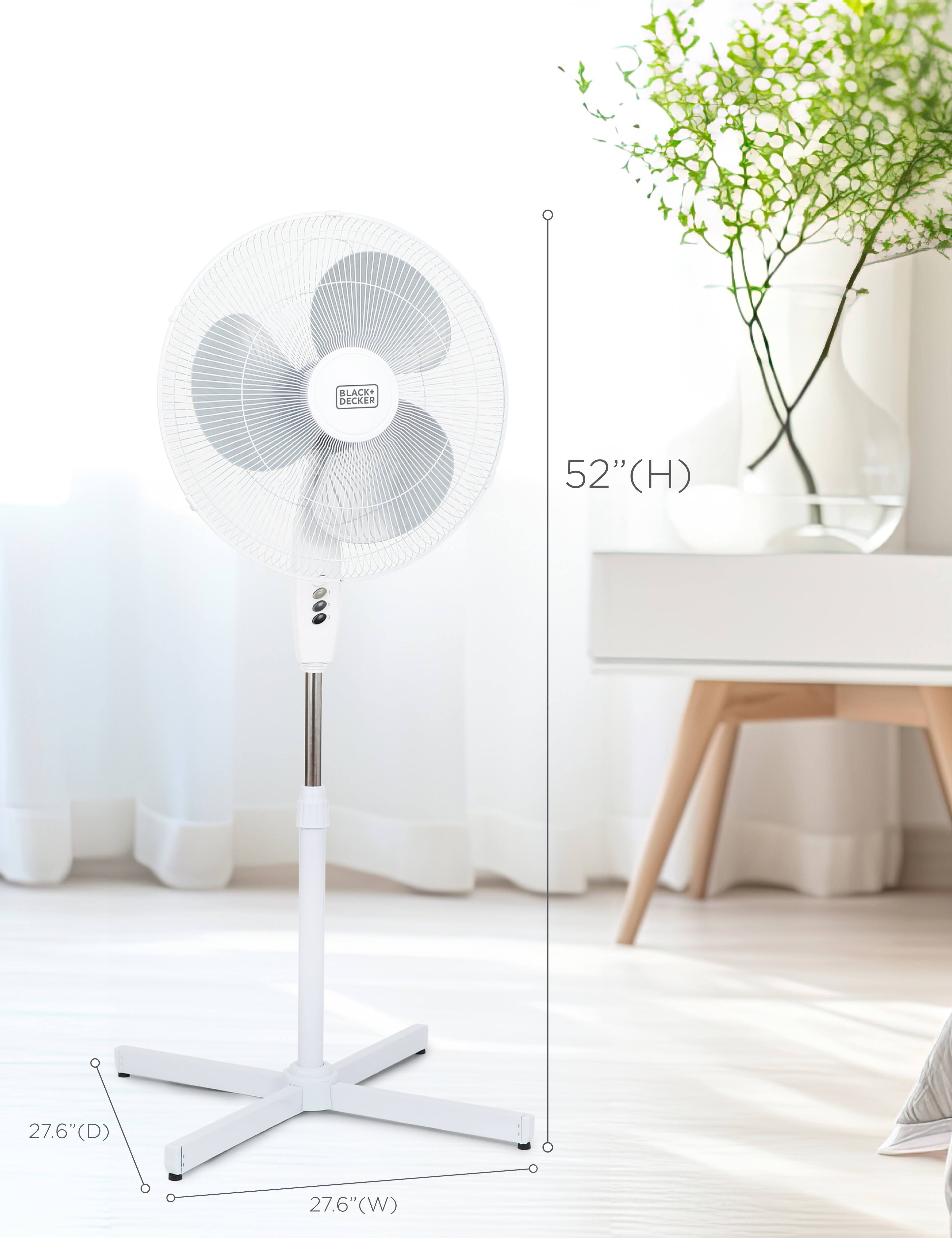 BLACK+ DECKER 52" (H) 27.6"(D) 27.6"(W)