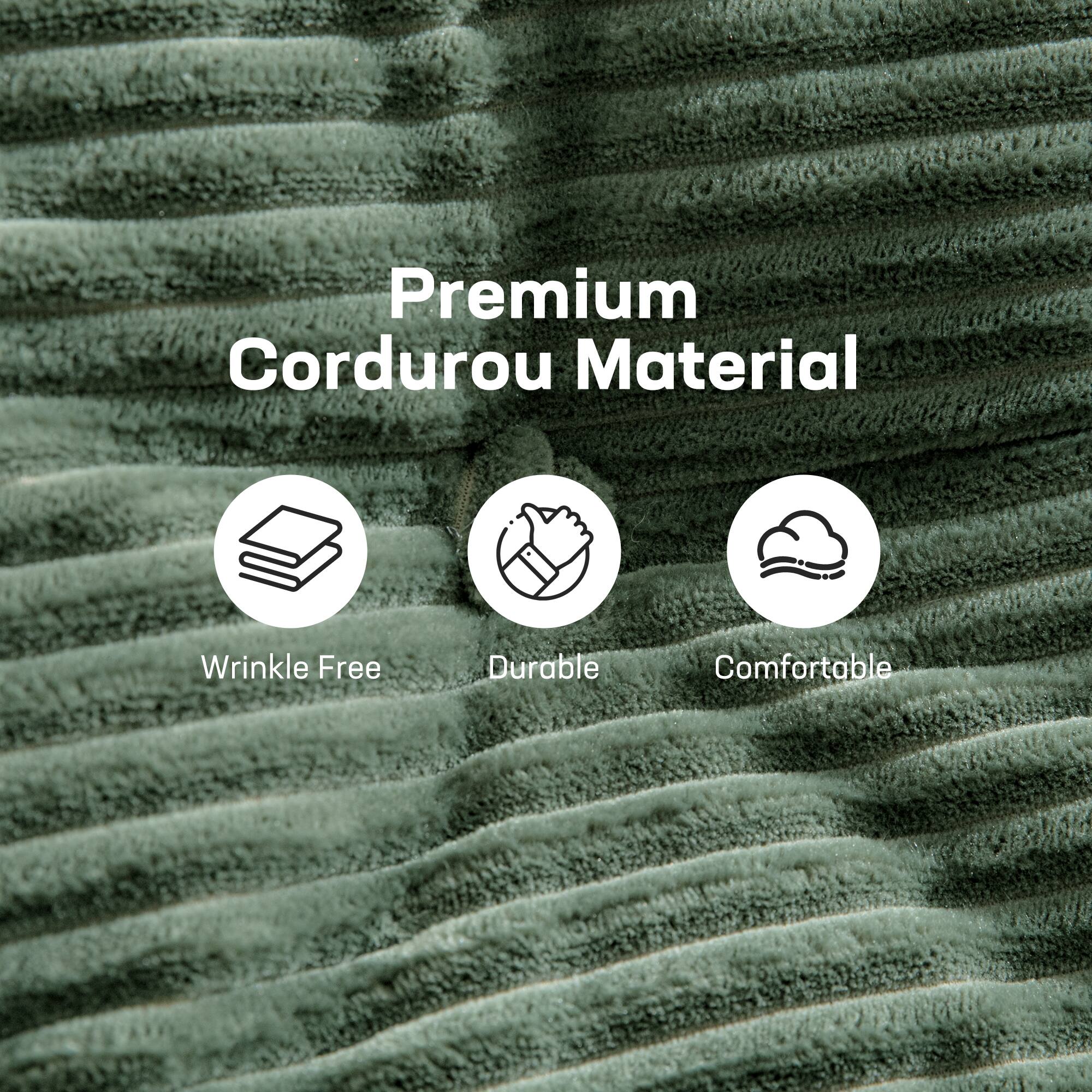 Premium Corduroy Material  
- Wrinkle Free  
- Durable  
- Comfortable