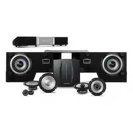Alpine - PSS-23FORD-F150, 8-Speaker Complete S-Series Sound System Upgrade w/ OPTIM 8 for 2015-UP Ford F-Series