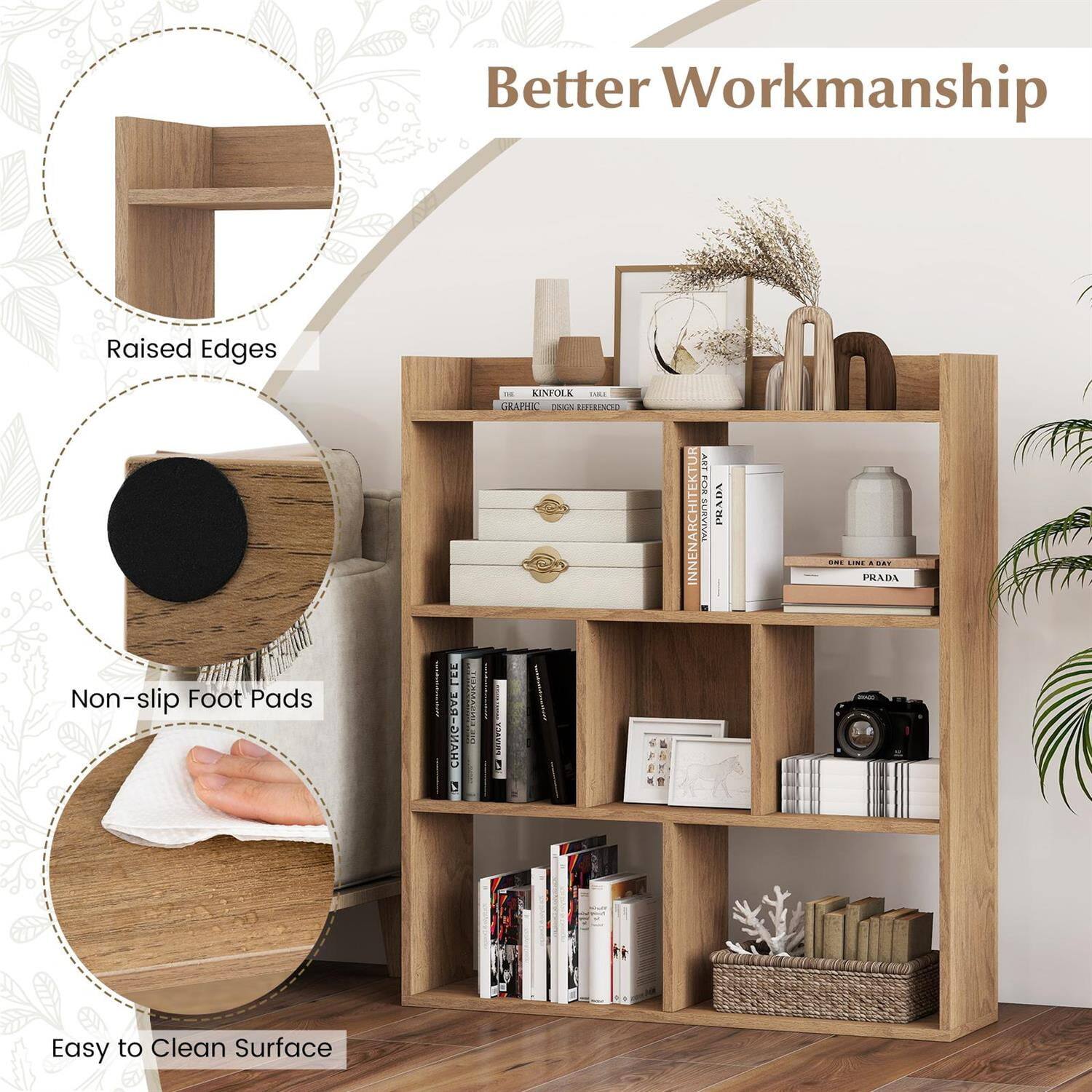 Better Workmanship

Raised Edges

Non-slip Foot Pads

Easy to Clean Surface