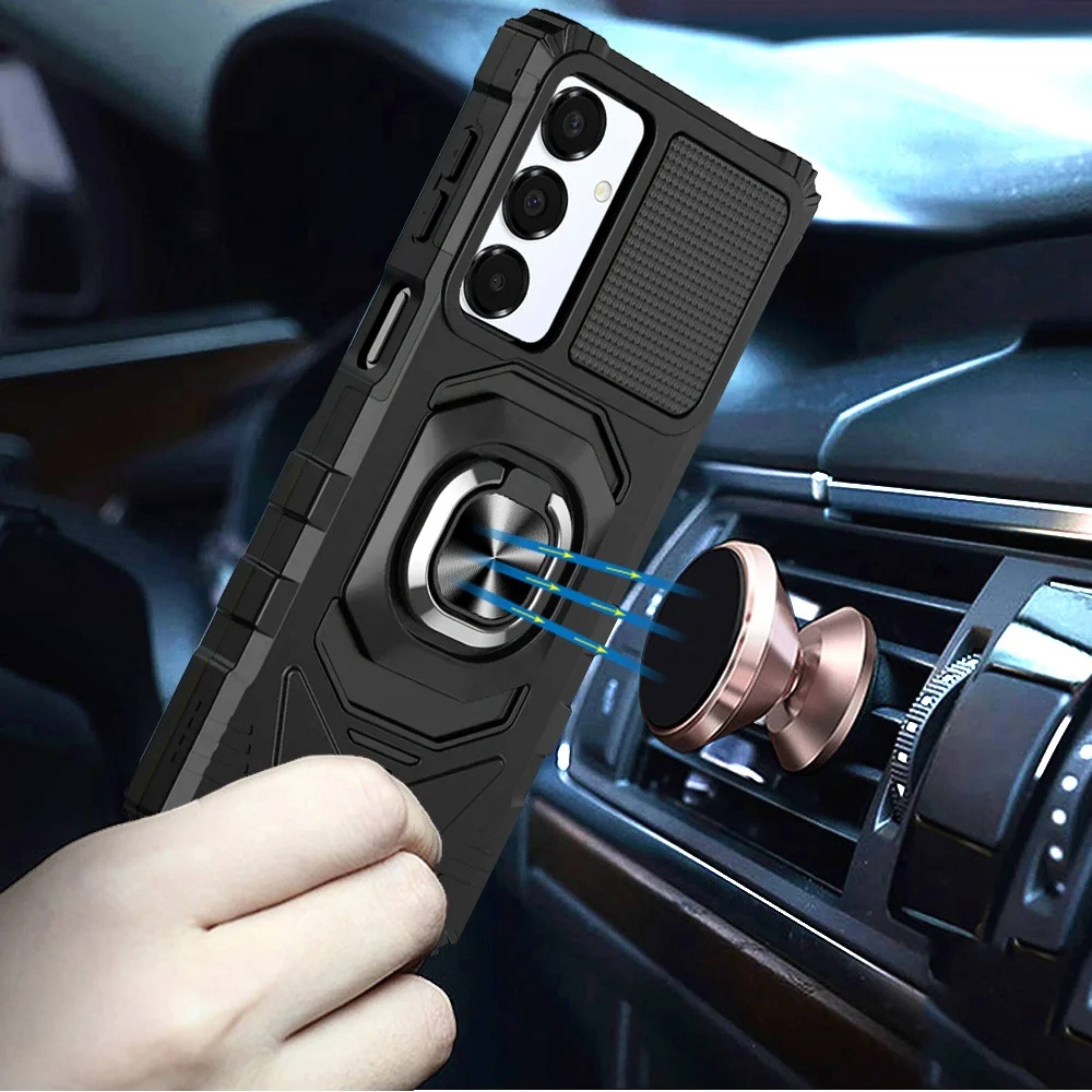 Kitcheniva Dual Layer Magnetic Ring Stand Protective Phone Case With ...