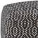 Alt View 13. Simpli Home - Graham Square Pouf - Patterned Black, Natural.