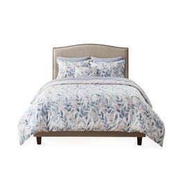 Gracie Mills - Zelma Reversible 6 Piece Comforter Set with Bed Sheets - Blue