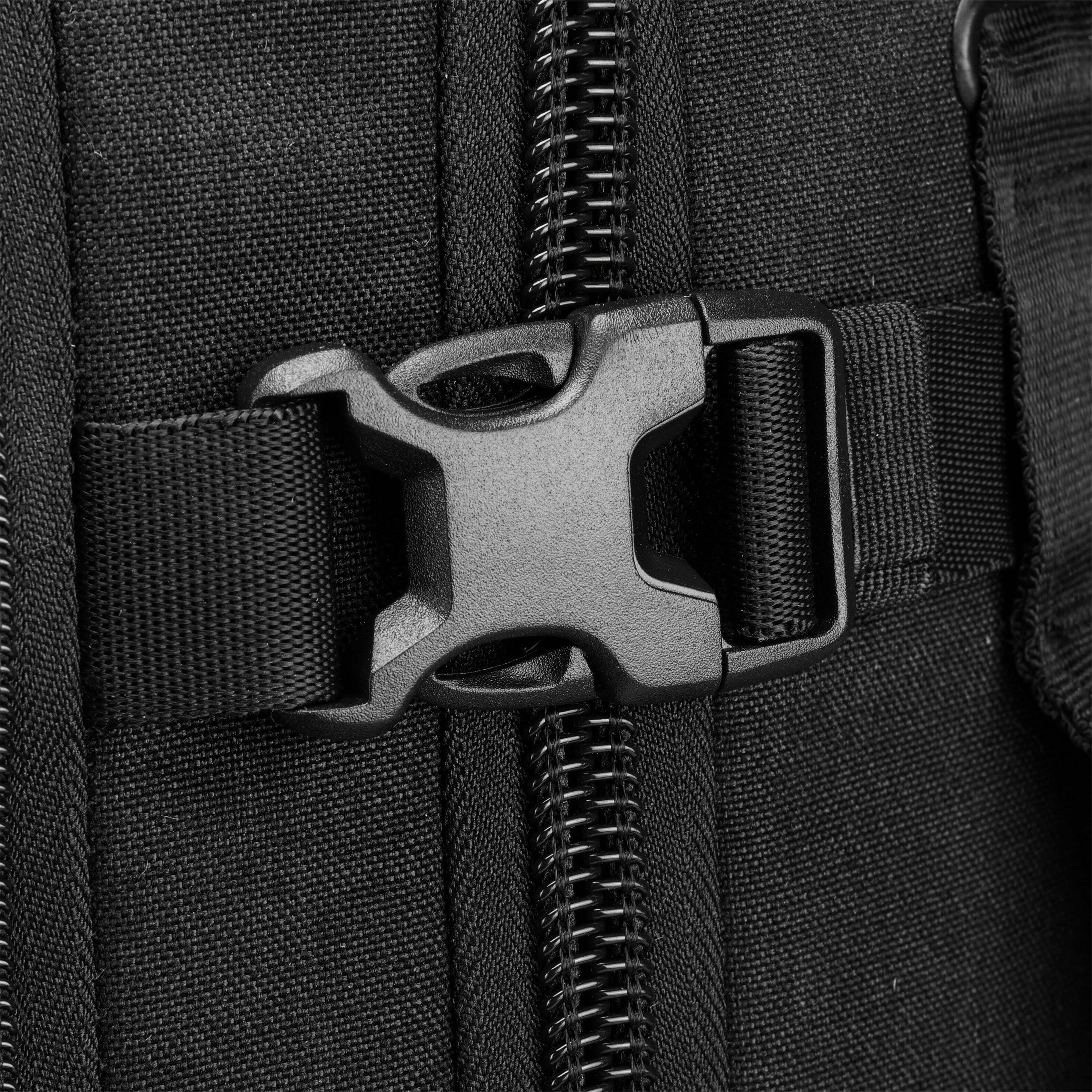 Alt View 32. Swissdigital Design - BERG PRO TSA-Friendly Backpack With USB Charging Port  RFID Protection and Fits Up to 17″ Laptop - Black.