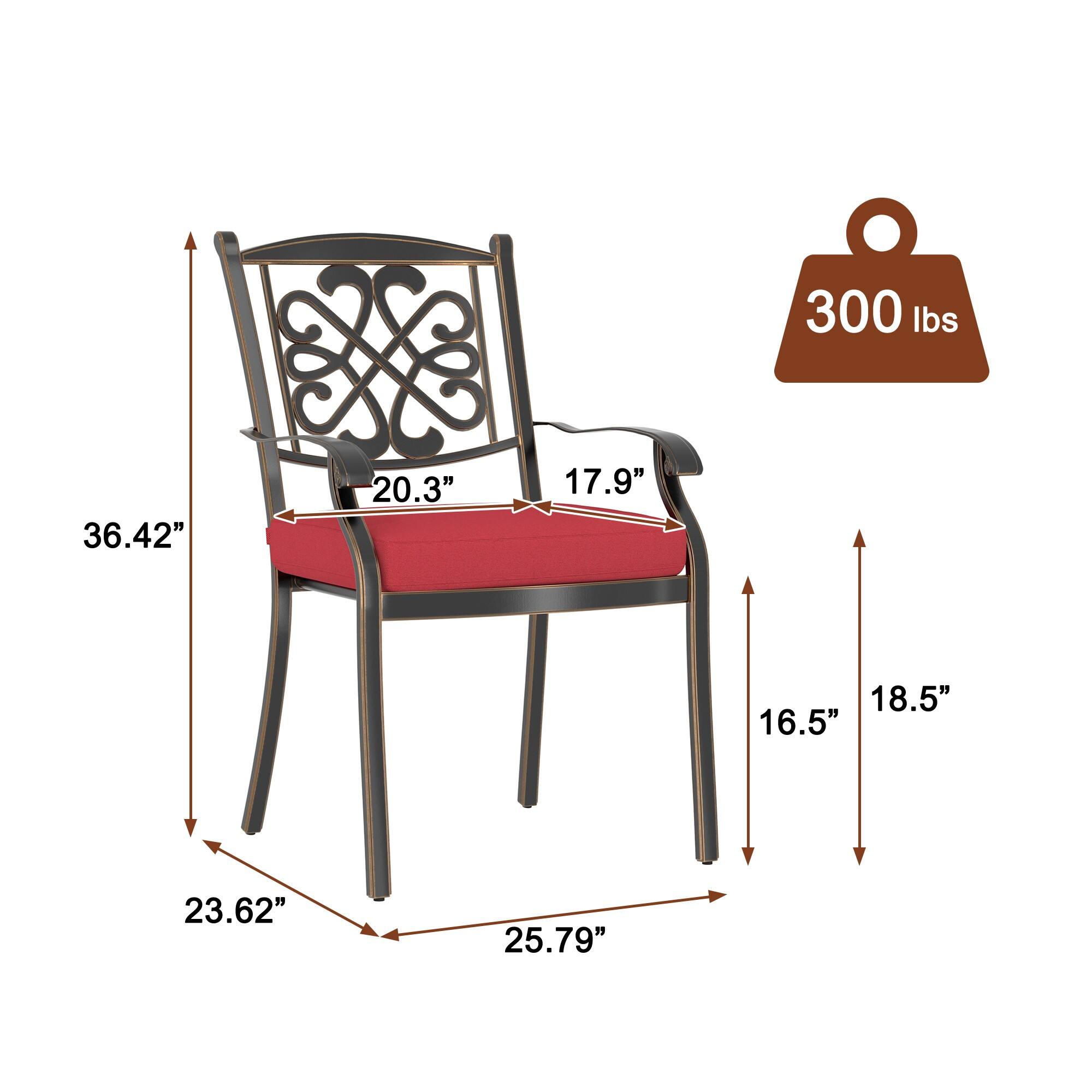 300 lbs  
36.42"  
20.3"  
17.9"  
18.5"  
16.5"  
23.62"  
25.79"